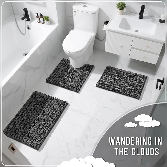 Yimobra Bathroom Rugs Sets 2 Piece - Image 7