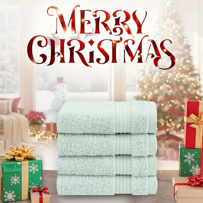 Cotton Paradise 100% Cotton Turkish Washcloth Set - Image 2
