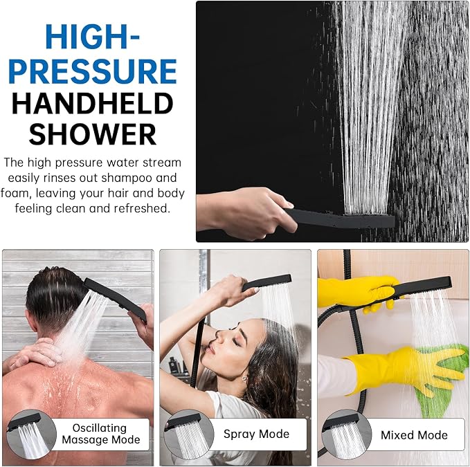 G-Promise All Metal 16 Inch Shower Head - Image 4