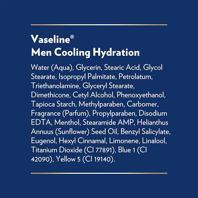 Vaseline Men Cooling Hydration 3-in-1 4 Pack - Image 8