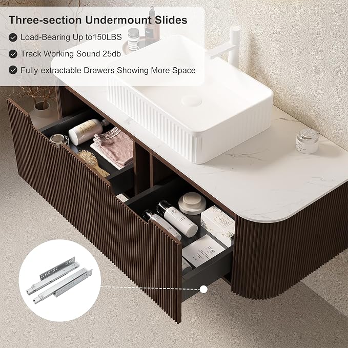 48" Floating Bathroom Vanity - Image 5