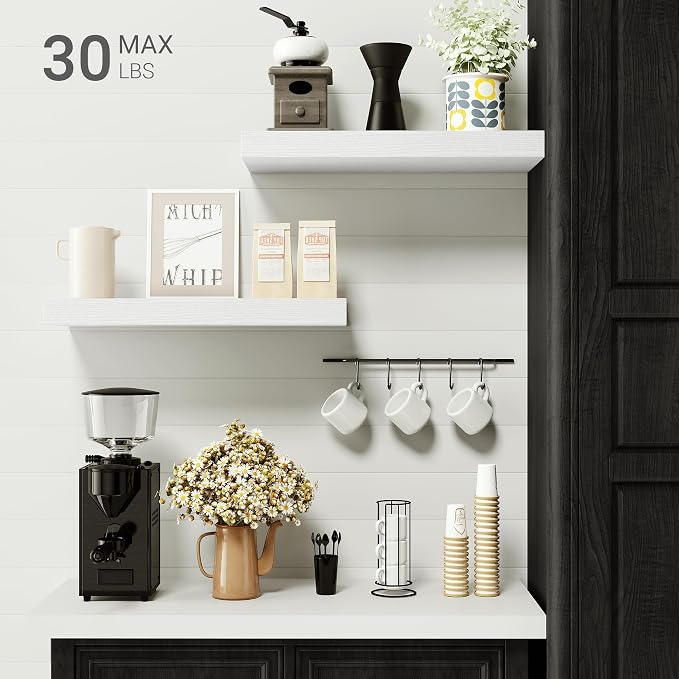 Vivelove 16 inch Floating Shelves - Image 2