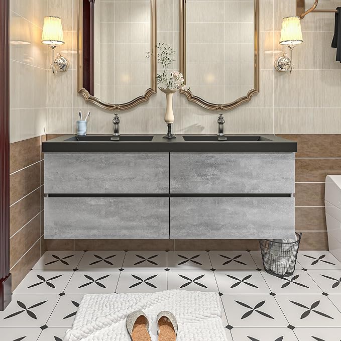 60" Floating Bathroom Vanity by DOPERFE