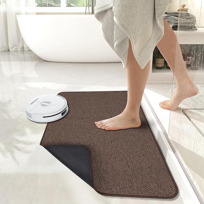 Bath Mat, Ultra Thin Bathroom Runner Rugs, Large Bath Mats - Image 6