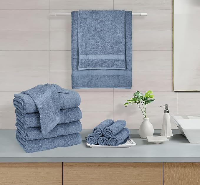 HILLFAIR 24 Piece Bath Towels Set - Image 7