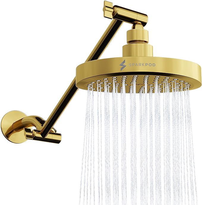 SparkPod Round Rain Shower Head by SparkPod