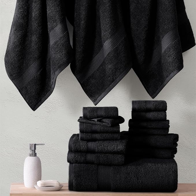 LANE LINEN 100% Cotton Luxury Towel Set - Image 5