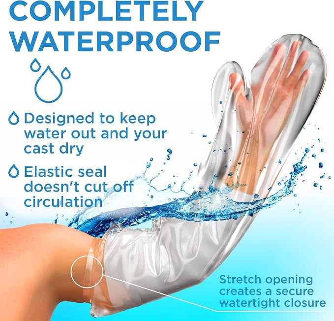 100% Waterproof Cast Covers for Shower Arm Adult - Image 4