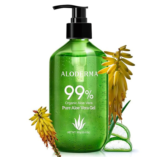 Aloderma 99% Organic Aloe Vera Gel Made within 12 Hours of Harvest by ALODERMA