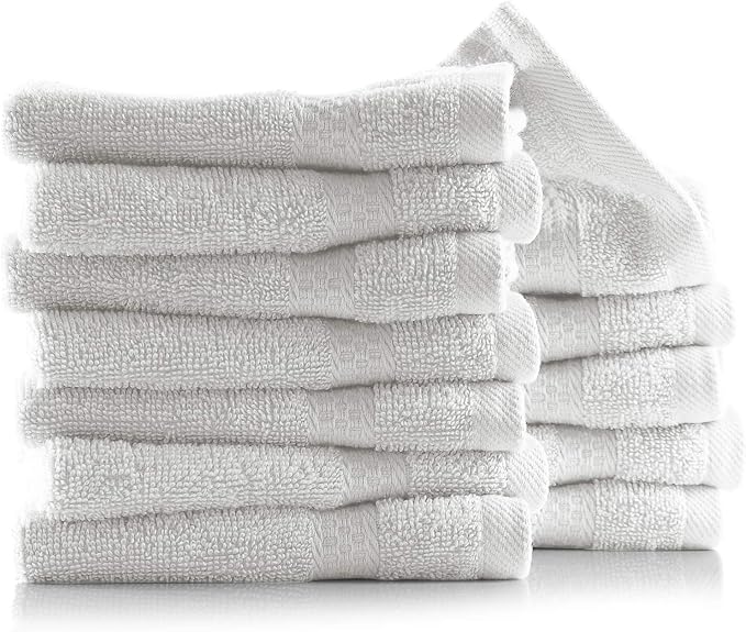 Hearth & Harbor Washcloths 12 Pack by HearthHarbor