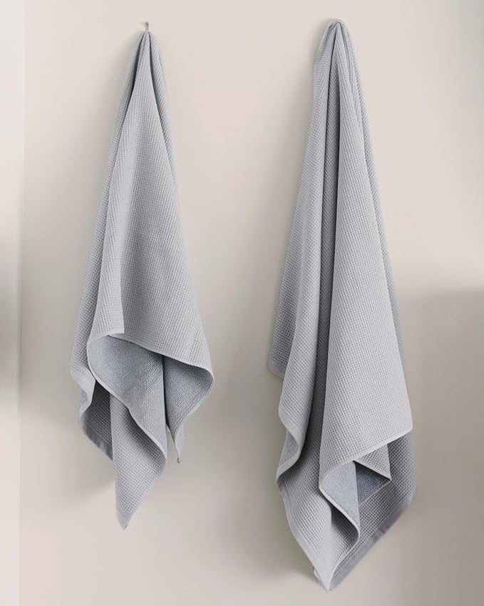 Cozy Earth Waffle Bath Towels - Image 2