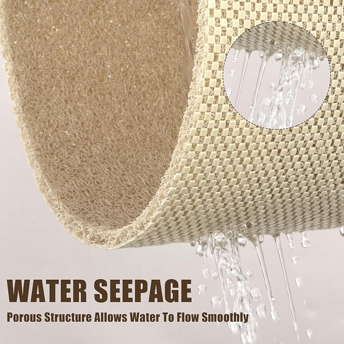 HOMBYS 58 x 44 Extra Large Shower Mat - Image 5
