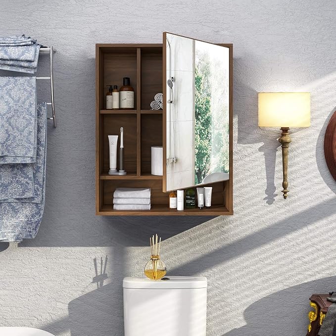 ChooChoo Bathroom Wall Mirror Cabinet, Medicine Cabinet - Image 2