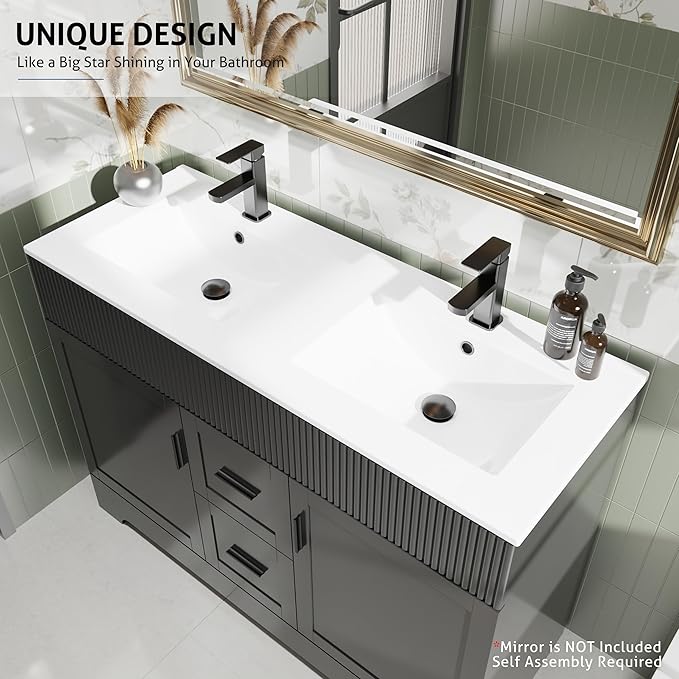 eclife 48" Bathroom Vanities Sink Combo - Image 6