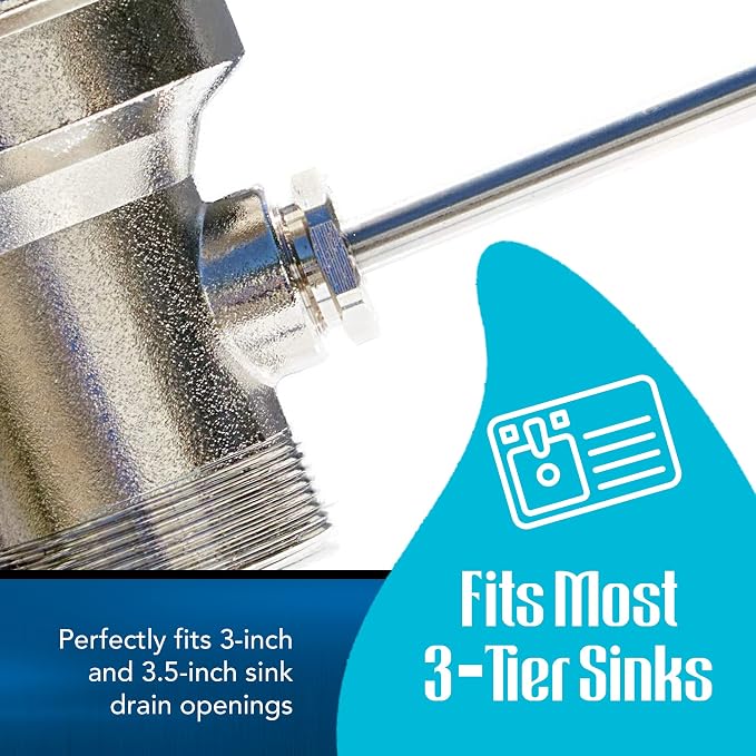 3.5-inch Sink Drain Waste Drain Valve - Image 5
