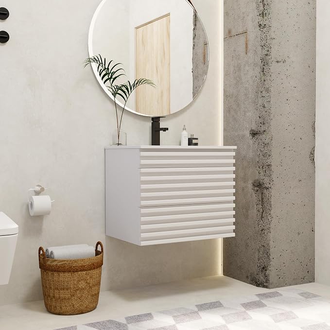 eclife 24" Floating Bathroom Vanity - Image 3