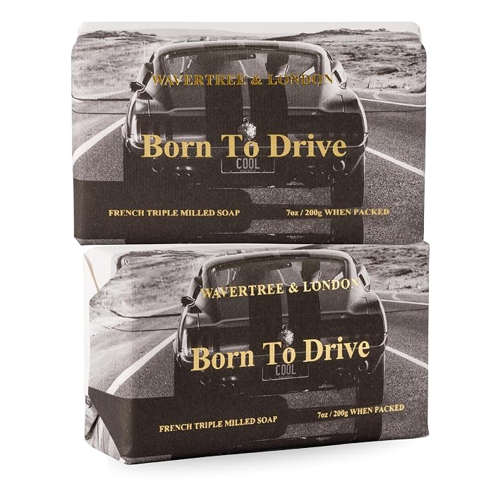 Wavertree & London Born To Drive Scented Natural Soap Bars, 7oz Moisturizing by AustralianNaturalSoap