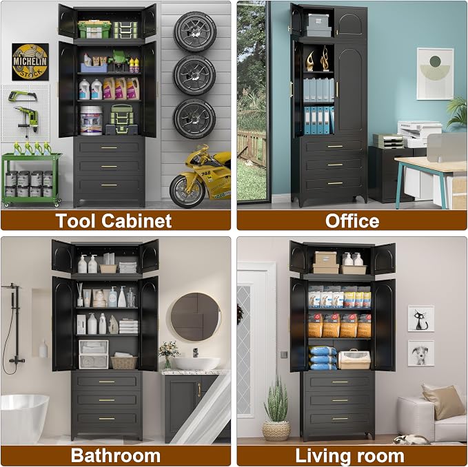 90" Pantry Kitchen Cabinet - Image 3