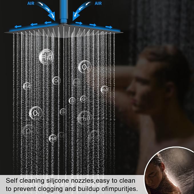 Shower Faucet Set Matte Black Shower System - Image 4