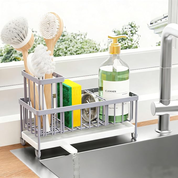 Cisily Light Gray Sponge Holder by CISILYHOMELIFE