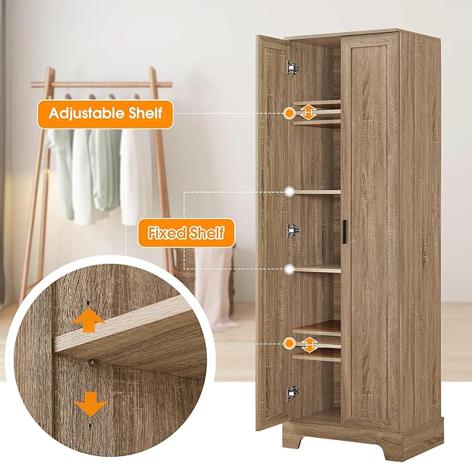 Favfurish 71" Tall Bathroom Storage Cabinet - Image 6