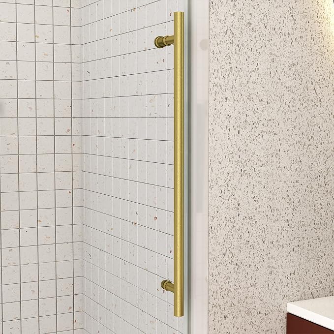 Sunrosa Frameless Shower Door, Glass Shower Door - Image 4