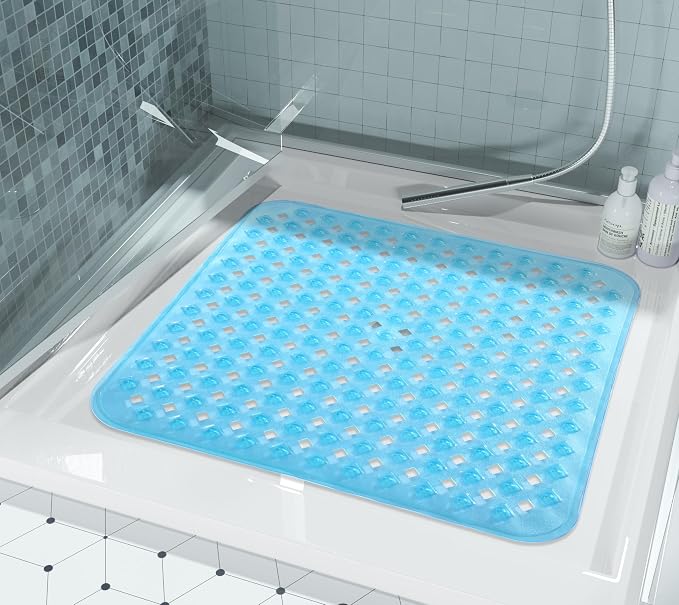 Yimobra Square Shower Mat Non Slip, Super Strong Suction Cups, Machine Washable - Image 7