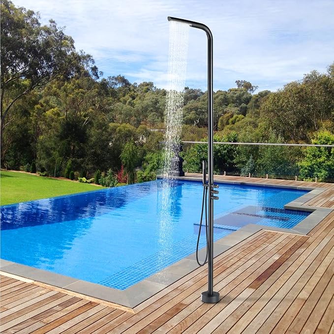 RBROHANT Outdoor Shower Brass Outside Shower Kit - Image 4