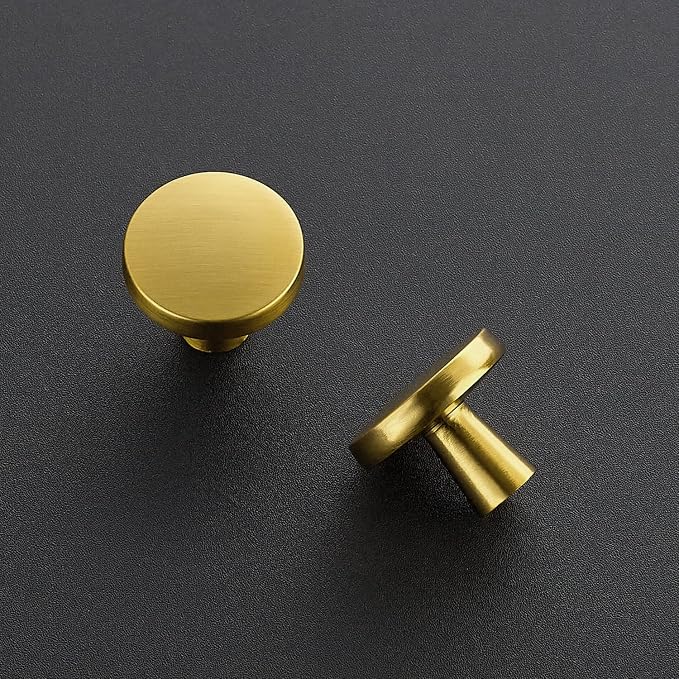 Ravinte 30Pack Drawer Pulls 1-1/4 Inch Kitchen Cabinet Knobs Solid Brushed - Image 2