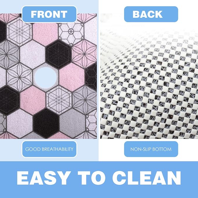 Square Shower Mat 23x23 Inch Non-Slip - Image 5