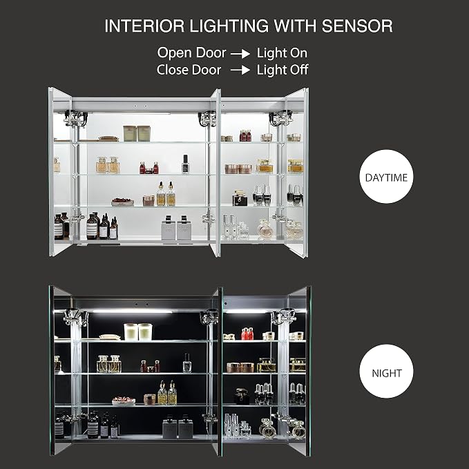 Blossom 48 Inch LED Medicine Cabinet - Image 5