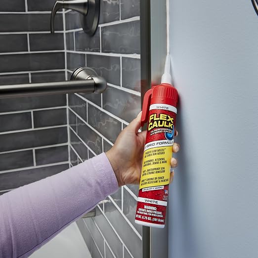Flex Caulk, Waterproof & Weatherproof Hybrid Polymer Sealant, Baseboards - Image 7