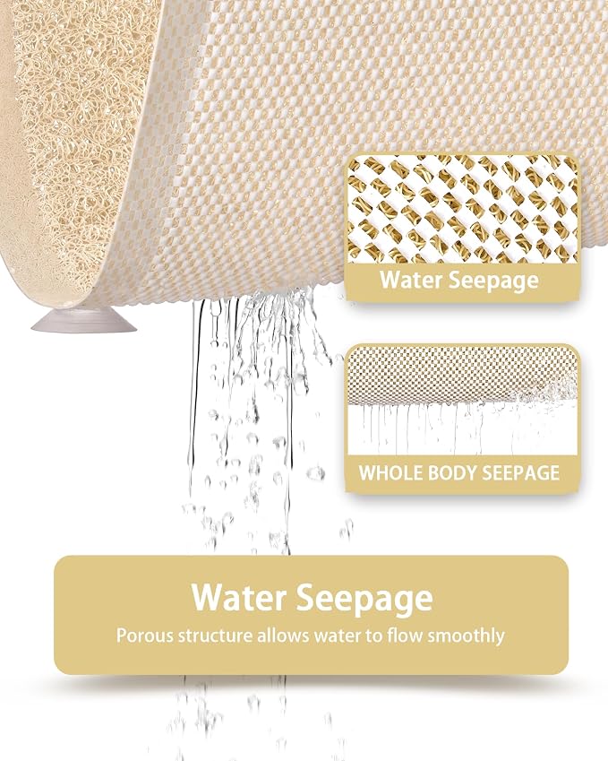 Mecko Non Slip Shower Mats, 17x30 Inch, Anti-Slip Bathtub Mats - Image 6