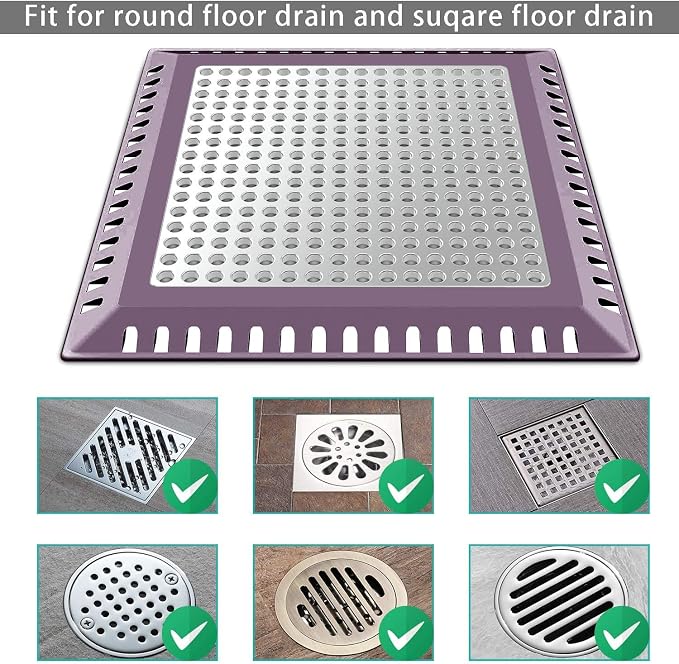 Hair Catcher/Drain Strainer/Shower Drain Cover - Image 6