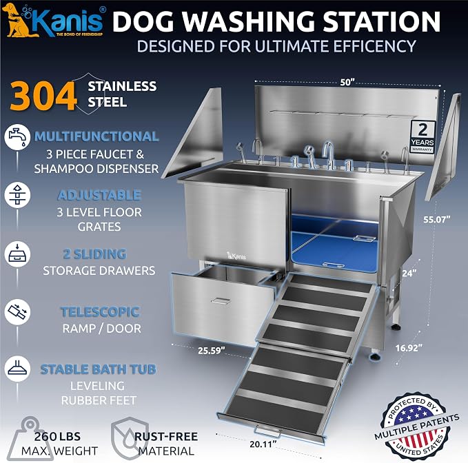 KANIS Professional Dog Washing Station - Image 2
