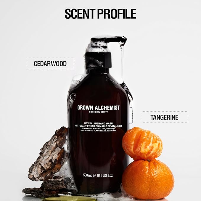 Grown Alchemist Revitalize Hand Wash + Refill Set – Natural Liquid Hand Soap - Image 4