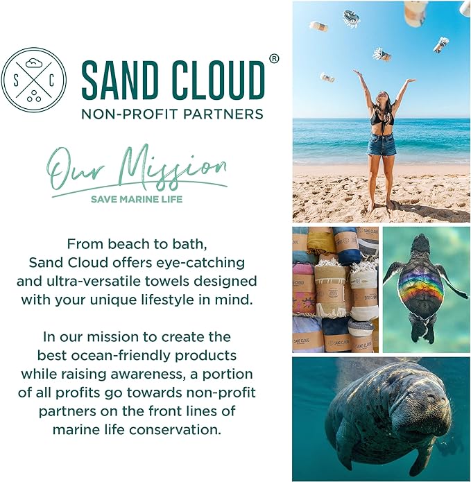 Sand Cloud Extra Large Turkish Beach Towel - Image 6