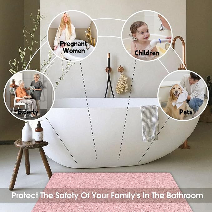 Non Slip Shower Mat, Comfortable Bath mat - Image 6