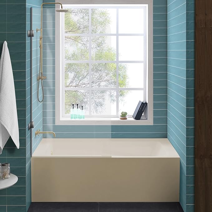 Voltaire 54" X 30" Left-Hand Drain Alcove Bathtub by SwissMadison