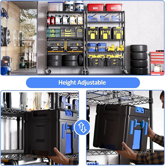 IZEUK 5-Tier Storage Shelving Unit - Image 5