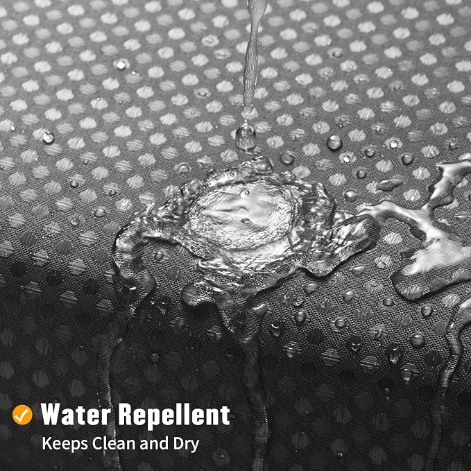 MitoVilla Black Ombre Waffle Small Stall Shower Curtain Liner Set 36 x 74 - Image 6