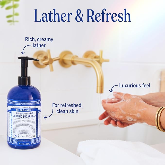Dr. Bronner's Organic Sugar Soap- Made - Image 5