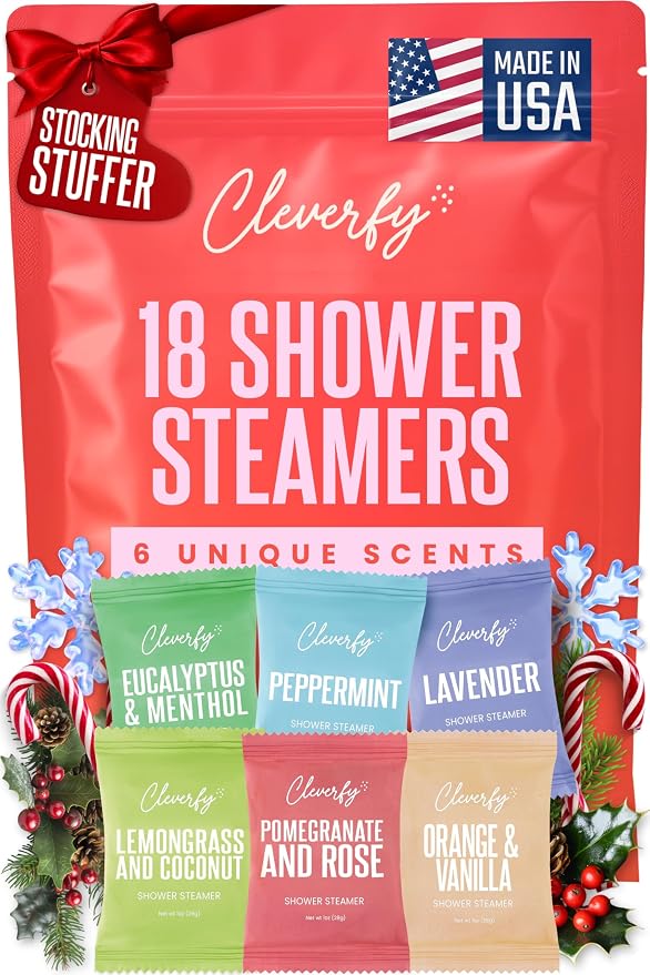 Cleverfy Shower Steamers Aromatherapy – Stocking Stuffers by Cleverfy