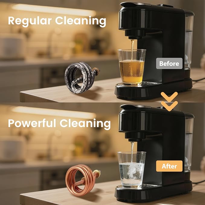 24 Count Coffee Maker Cleaner & Descaler Tablets, Effective Cleaning Coffee Pot - Image 3