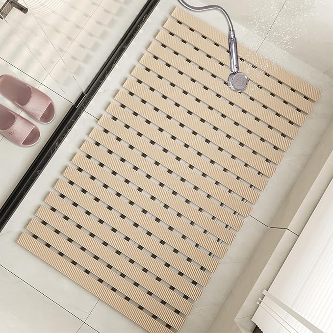 Non Slip Large Shower Mat, Non Suction Cups Shower Mats - Image 2