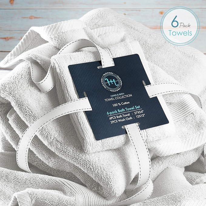 Hearth & Harbor Bath Towels for Bathroom - Image 4