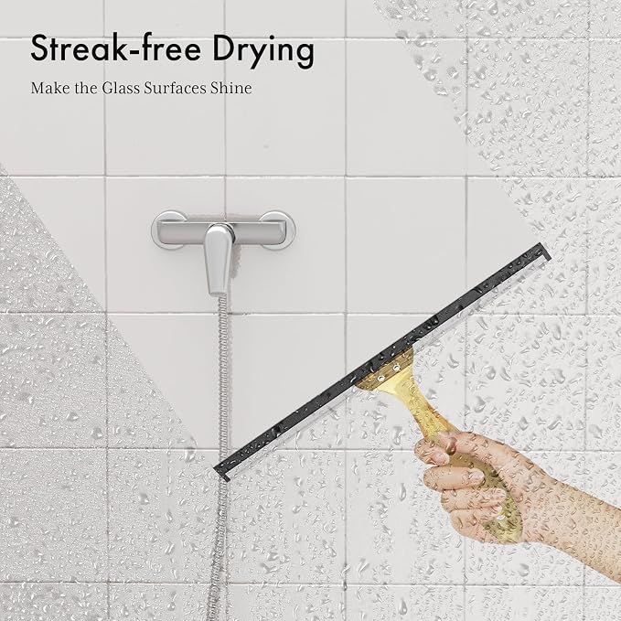 AmazerBath Shower Squeegee for Glass Doors, All-Purpose Squeegee - Image 4