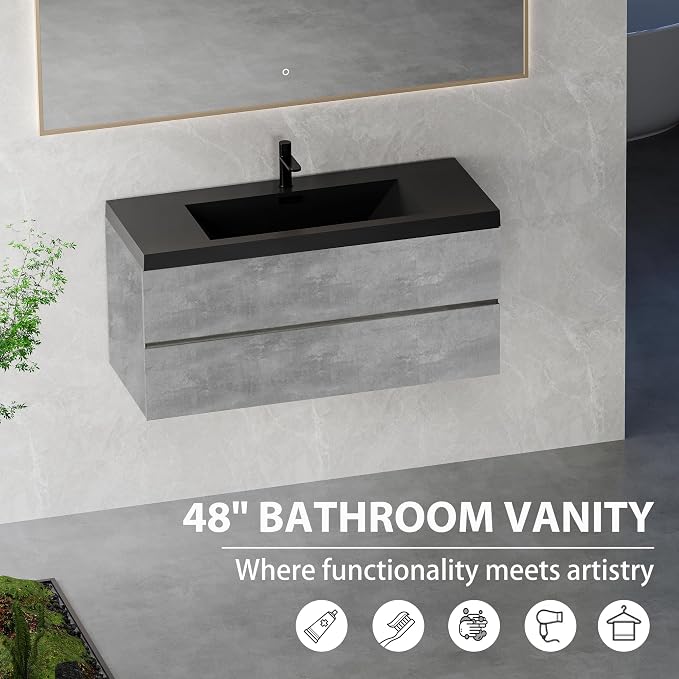 48" Floating Bathroom Vanity - Image 3