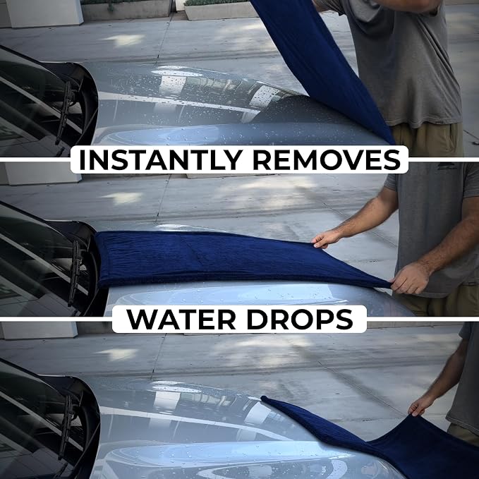 Large Car Drying Towel, 1300 GSM Professional Car Towel - Image 5