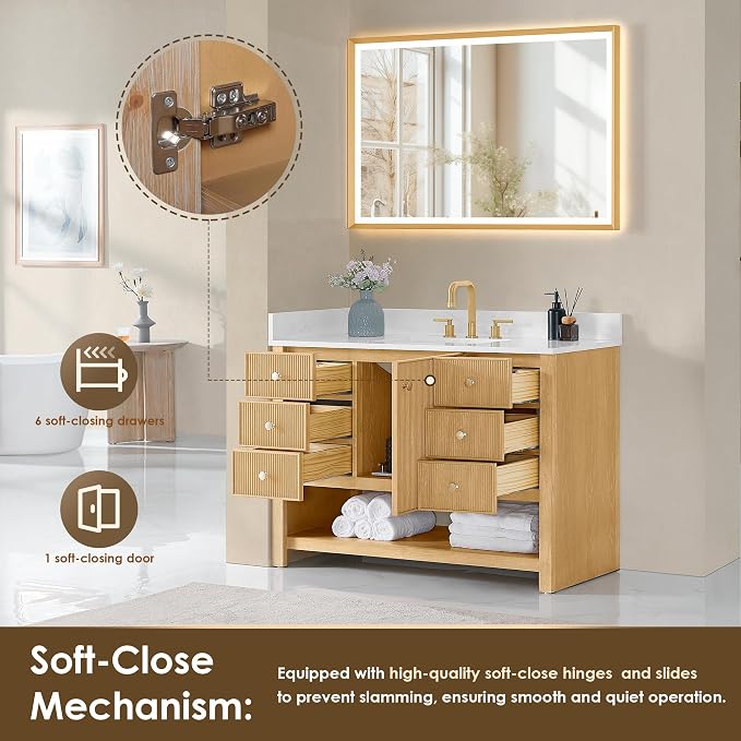 ALTAIR 48 Inch Bathroom Vanity - Image 4